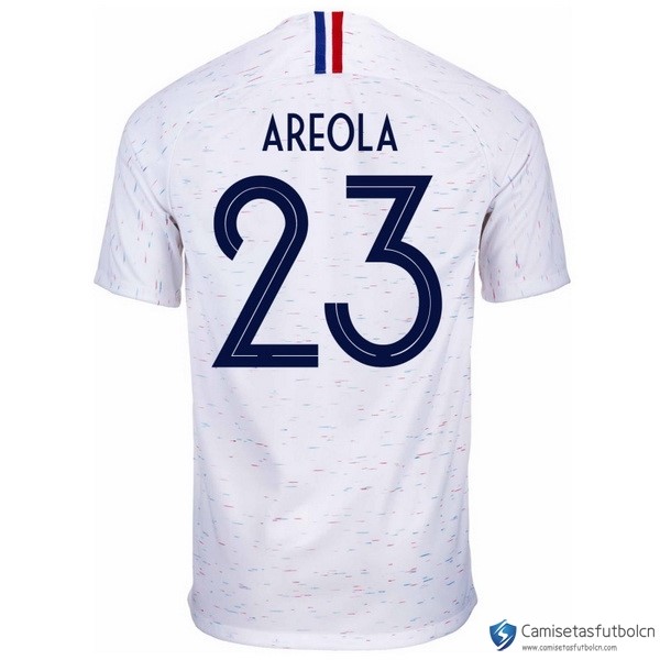 Camiseta Seleccion Francia Segunda equipo Areola 2018 Blanco